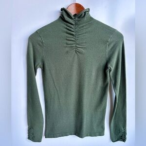 Hem & Thread Olive Knit Top